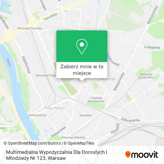 Mapa Multimedialna Wypożyczalnia Dla Dorosłych I Młodzieży Nr 123