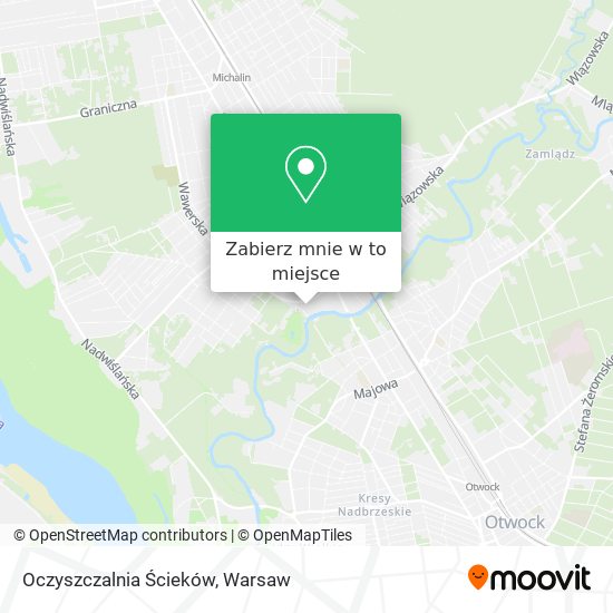 Mapa Oczyszczalnia Ścieków