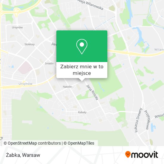 Mapa Żabka