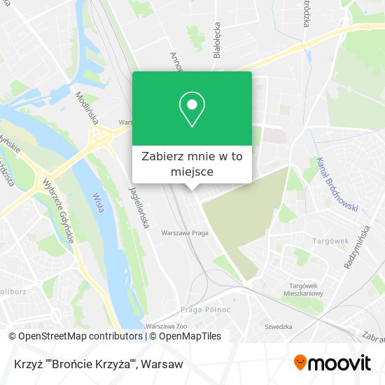 Mapa Krzyż ""Brońcie Krzyża""