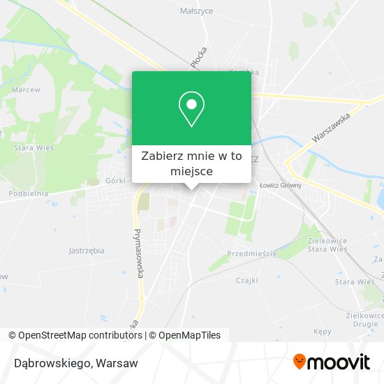 Mapa Dąbrowskiego