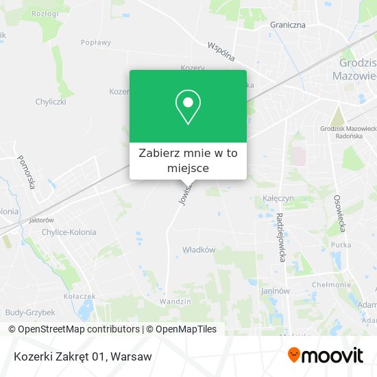 Mapa Kozerki Zakręt 01