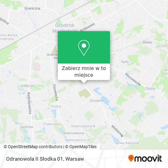 Mapa Odranowola II Słodka 01