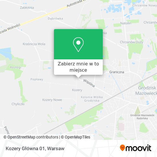 Mapa Kozery Główna 01