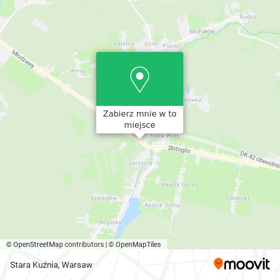 Mapa Stara Kuźnia