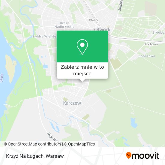 Mapa Krzyż Na Ługach