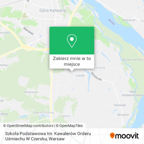 Mapa Szkoła Podstawowa Im. Kawalerów Orderu Uśmiechu W Czersku