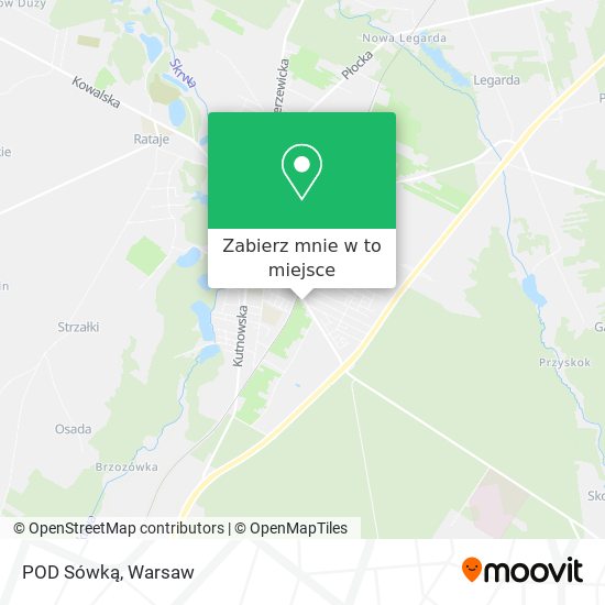 Mapa POD Sówką