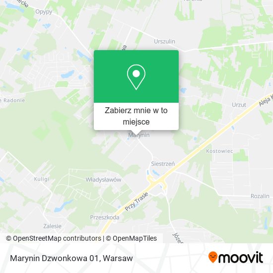 Mapa Marynin Dzwonkowa 01