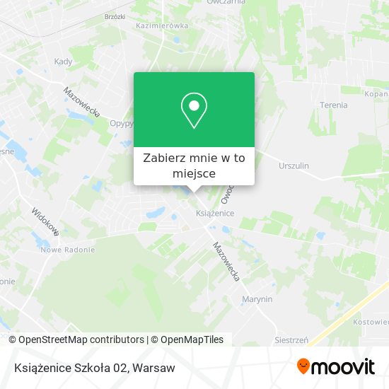 Mapa Książenice Szkoła 02