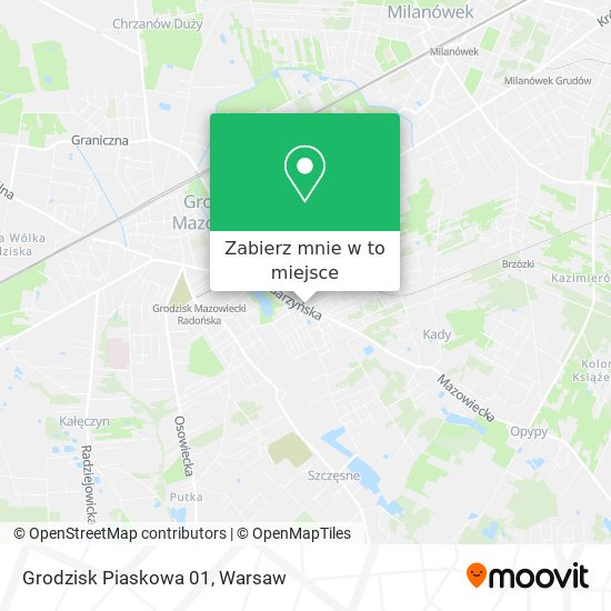 Mapa Grodzisk Piaskowa 01