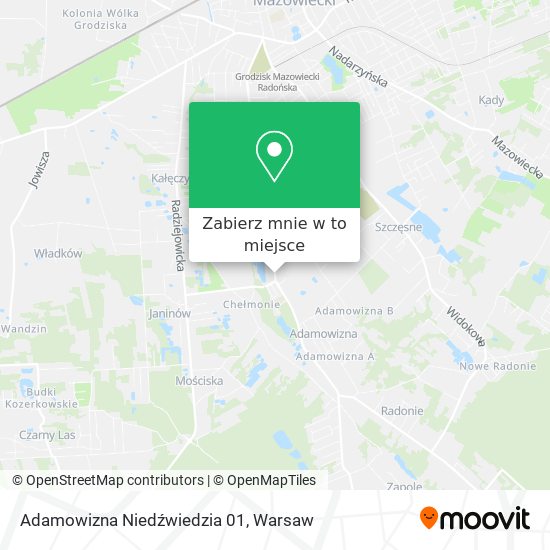 Mapa Adamowizna Niedźwiedzia 01