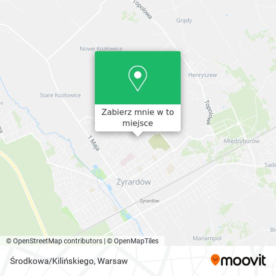 Mapa Środkowa/Kilińskiego