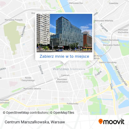 Mapa Centrum Marszałkowska