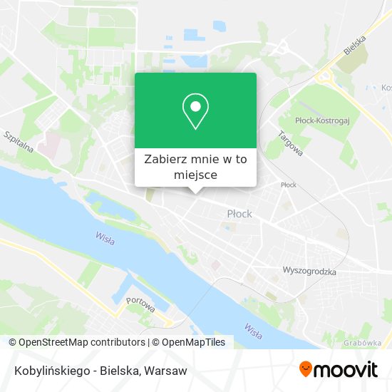 Mapa Kobylińskiego - Bielska