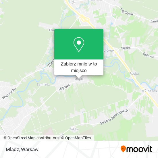 Mapa Mlądz