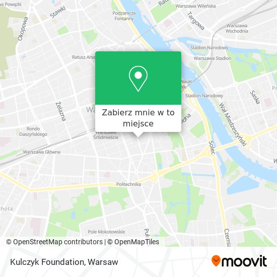 Mapa Kulczyk Foundation