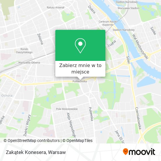 Mapa Zakątek Konesera