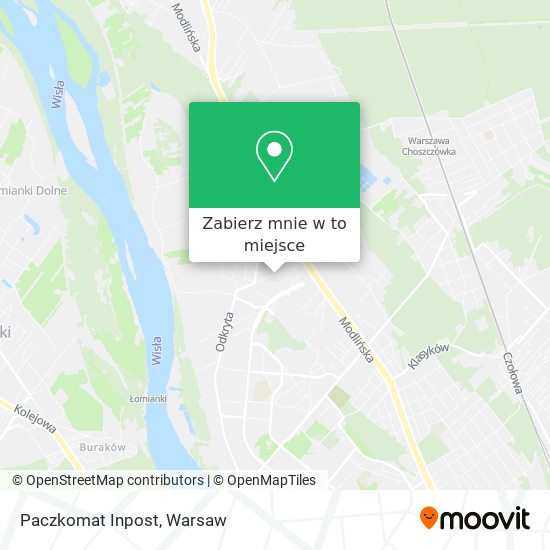 Mapa Paczkomat Inpost