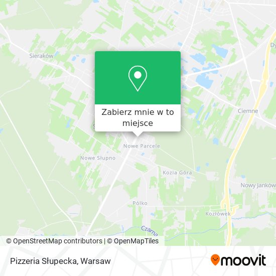 Mapa Pizzeria Słupecka