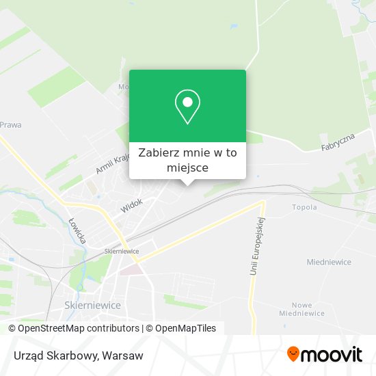 Mapa Urząd Skarbowy