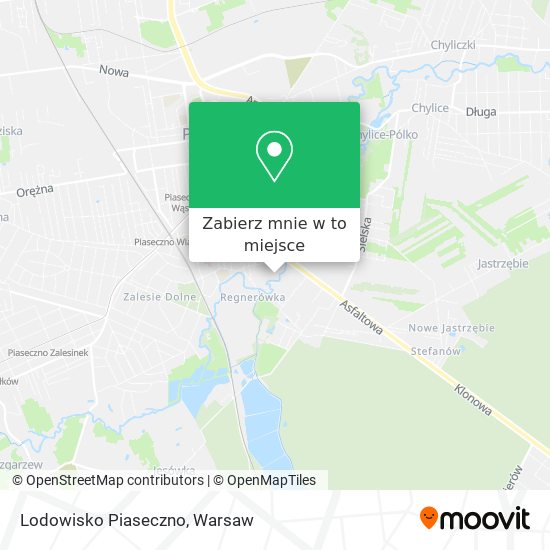 Mapa Lodowisko Piaseczno