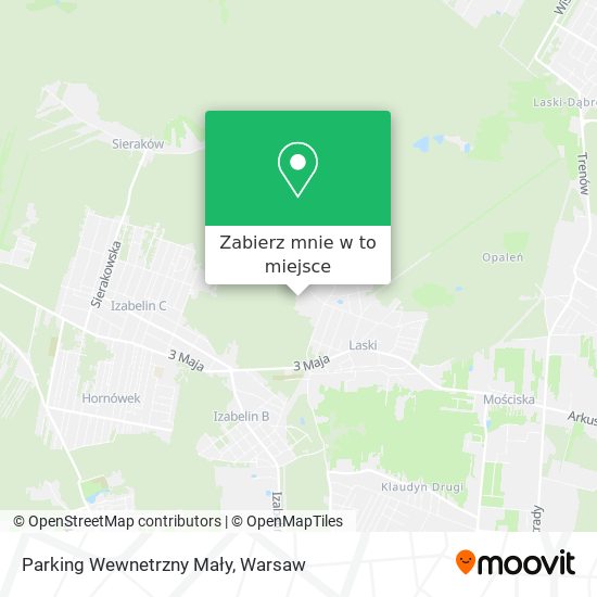 Mapa Parking Wewnetrzny Mały