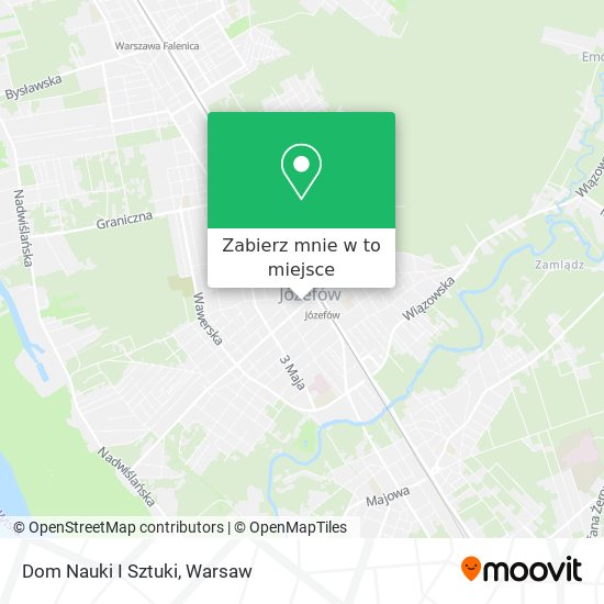 Mapa Dom Nauki I Sztuki