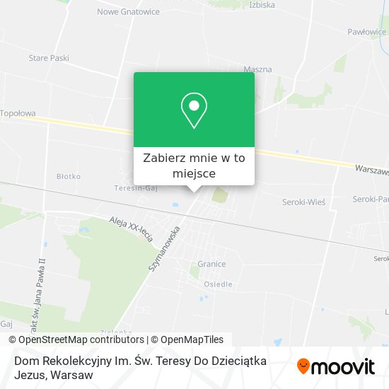 Mapa Dom Rekolekcyjny Im. Św. Teresy Do Dzieciątka Jezus