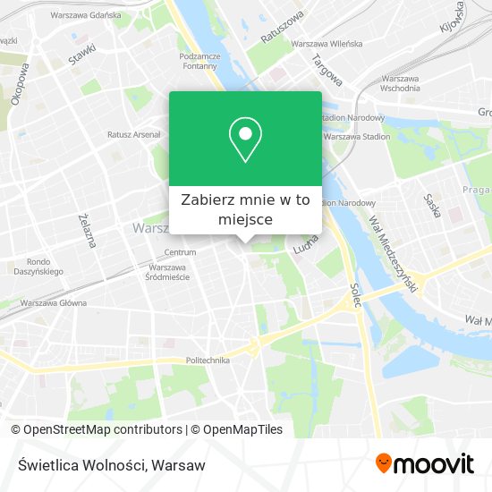 Mapa Świetlica Wolności