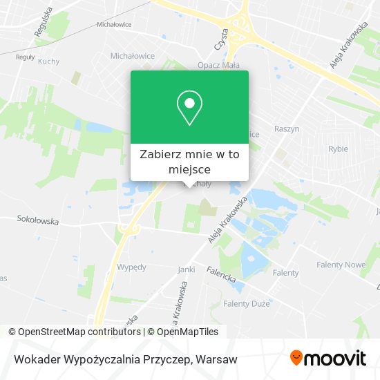 Mapa Wokader Wypożyczalnia Przyczep