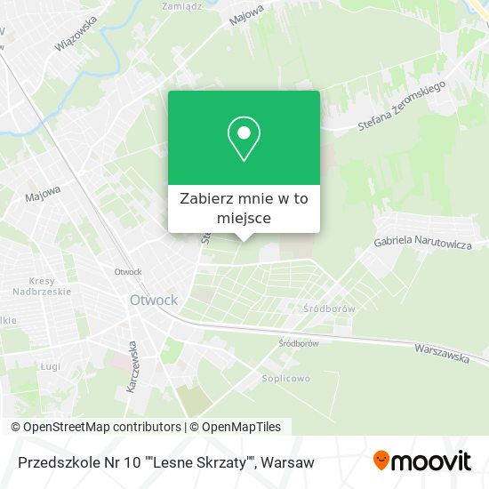 Mapa Przedszkole Nr 10 ""Lesne Skrzaty""