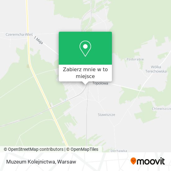 Mapa Muzeum Kolejnictwa