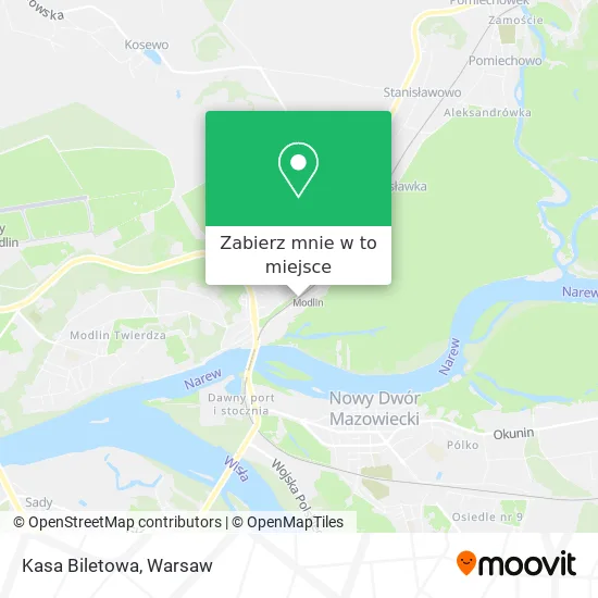 Mapa Kasa Biletowa