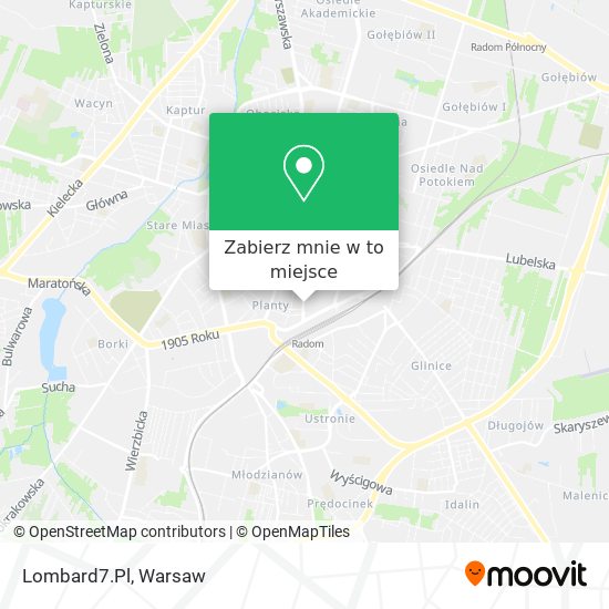 Mapa Lombard7.Pl