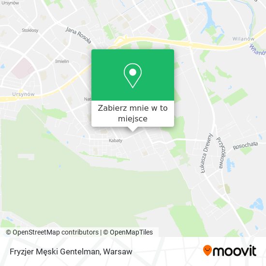 Mapa Fryzjer Męski Gentelman