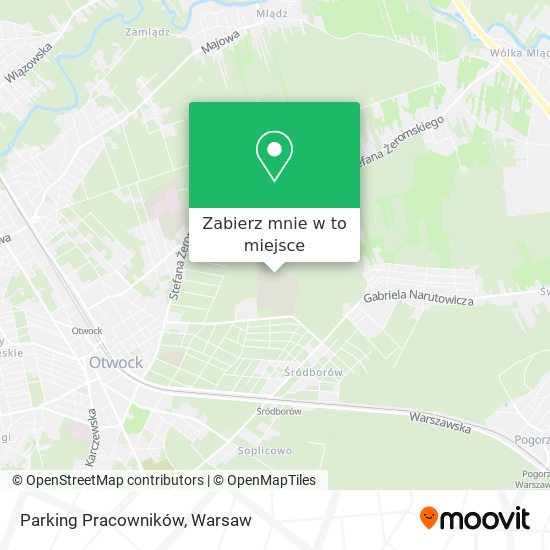 Mapa Parking Pracowników