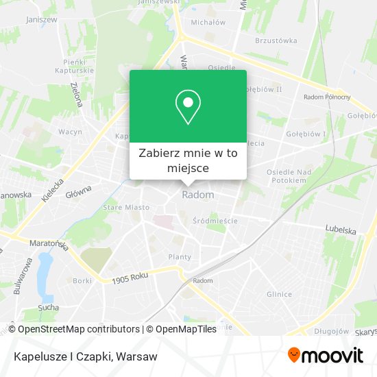 Mapa Kapelusze I Czapki