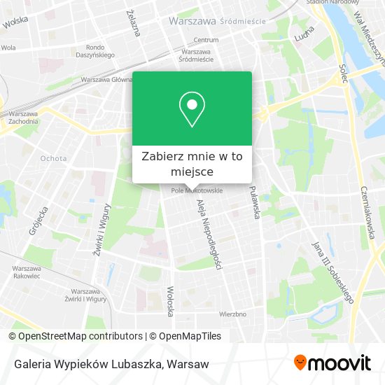 Mapa Galeria Wypieków Lubaszka