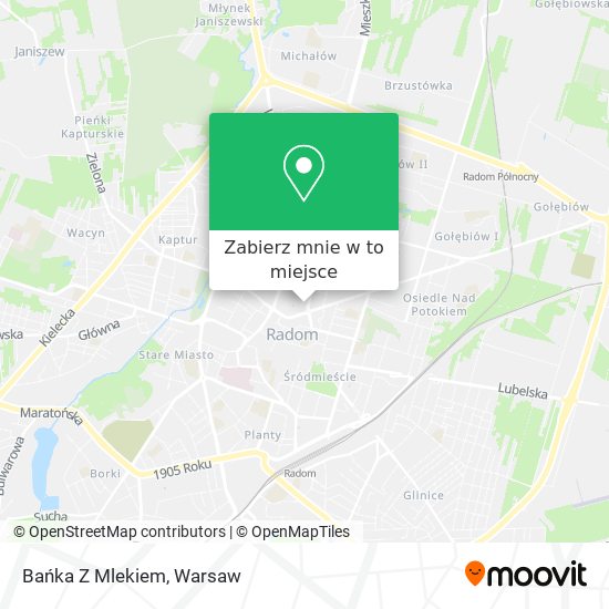 Mapa Bańka Z Mlekiem