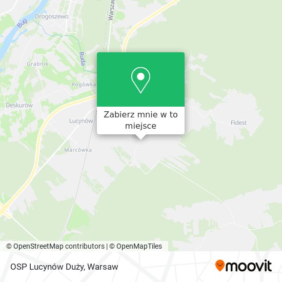 Mapa OSP Lucynów Duży