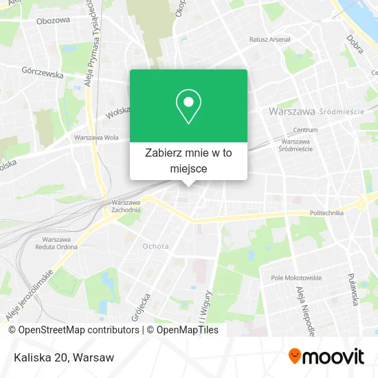 Mapa Kaliska 20