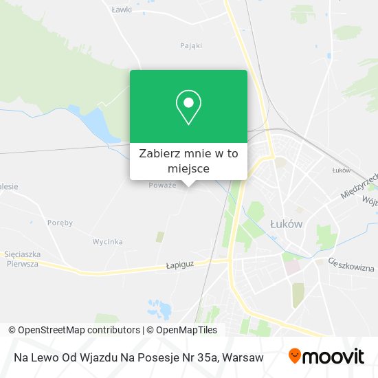 Mapa Na Lewo Od Wjazdu Na Posesje Nr 35a