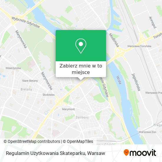 Mapa Regulamin Użytkowania Skateparku