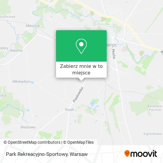 Mapa Park Rekreacyjno-Sportowy