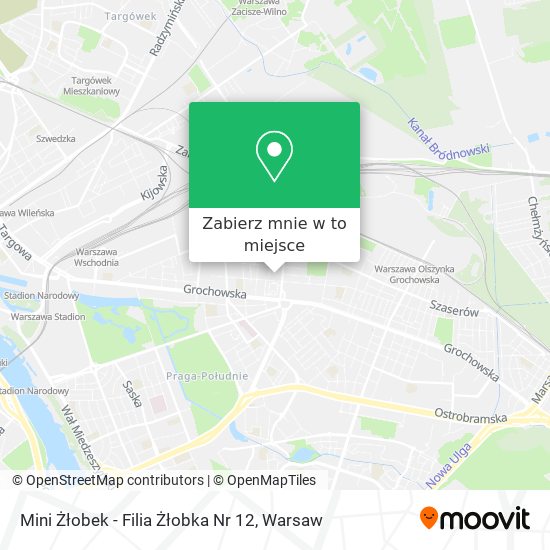 Mapa Mini Żłobek - Filia Żłobka Nr 12