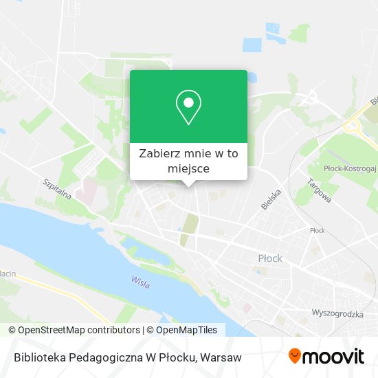 Mapa Biblioteka Pedagogiczna W Płocku