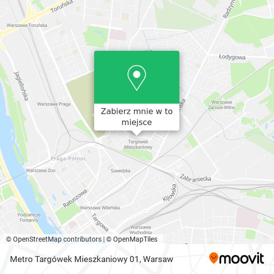 Mapa Metro Targówek Mieszkaniowy 01