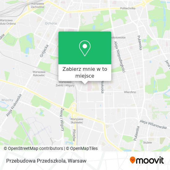 Mapa Przebudowa Przedszkola