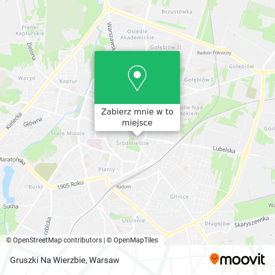 Mapa Gruszki Na Wierzbie